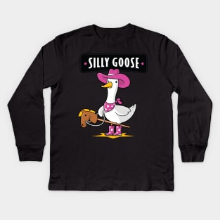 Silly Goose Country Girl Kids Long Sleeve T-Shirt